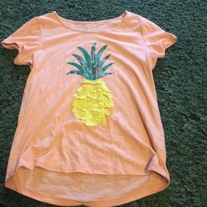 Coral Pineapple shirt